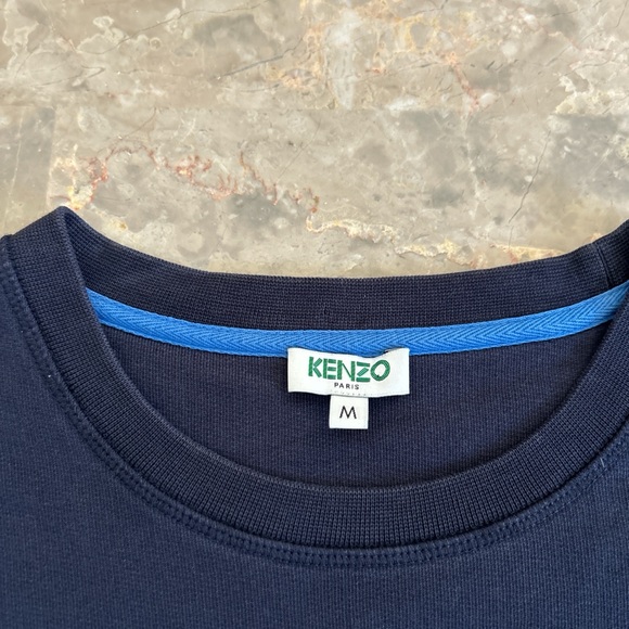 Kenzo Paris Eye Sweatshirt Navy Blue Women’s Medium - Picture 2 of 4